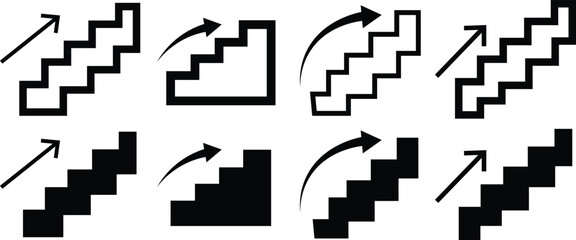 Next steps icon. Next steps icon symbol collection
