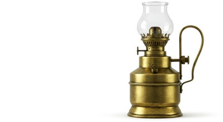 antique oil lamp
