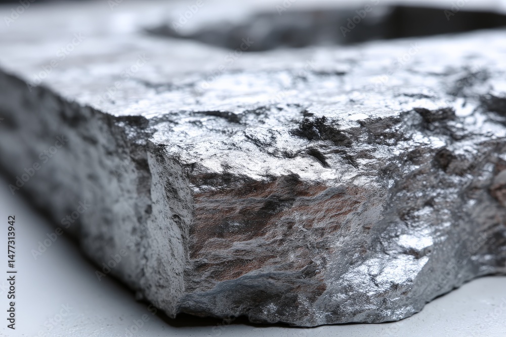Aufkleber reflective metallic surface evokes a sense of texture and depth in an artistic arrangement suitable 