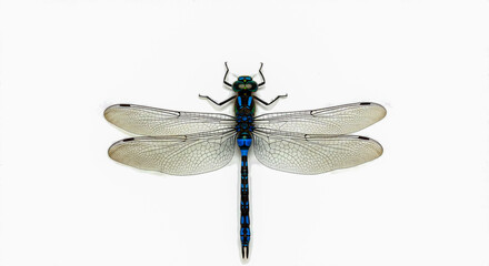 dragonfly isolated on white