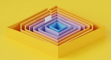 Nested Hues, Geometric Depth