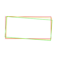 Overlapping Rectangles in Vivid Colors on a Dark Backdrop, Geometric Design