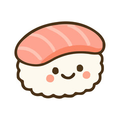 Cute Kawaii sushi Icon Japanesse Food