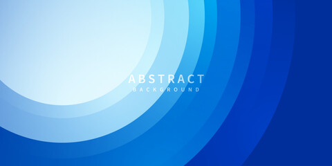 abstract vector blue circle overlapping shape transparent style illustration background