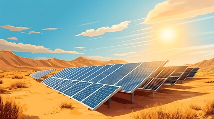 Solar Panels Desert Energy