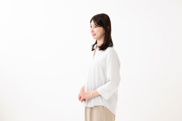 女性の横顔