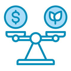 Balance Scale  Icon Element For Design	