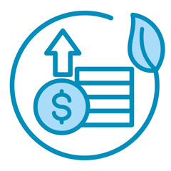 Sustainable Finance  Icon Element For Design	
