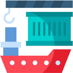 Shipping Container Icon