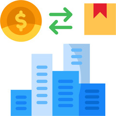 Trade Infrastructure Icon