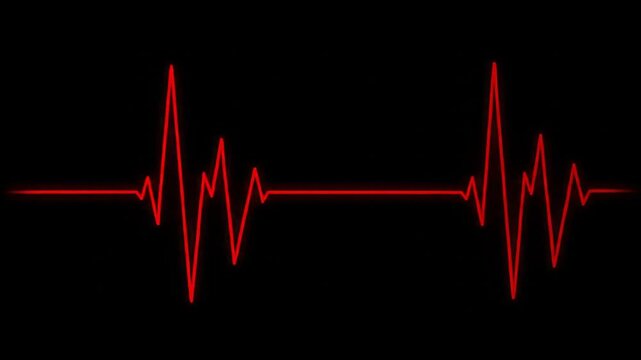 Heartbeat graphic vector illustration