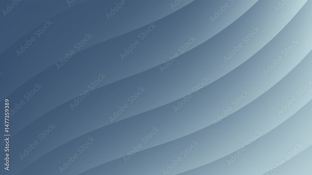 Poster smooth blue gradient waves create a calming abstract background with soft, flowing lines, abstract t