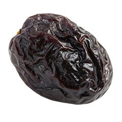 Dried plums isolated on a transparent background
