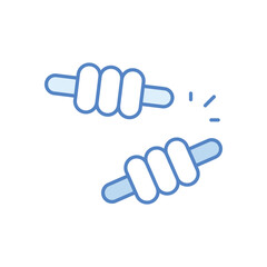 Cricket Bails Vector icon