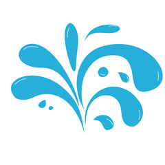 Set of Water drops, black sea ocean waves stencil. Liquid elements, cry droplet icons vector set. Ink, sauce, river isolated splashes