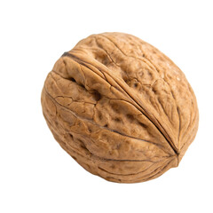 Obraz premium Walnut isolated on a transparent background 