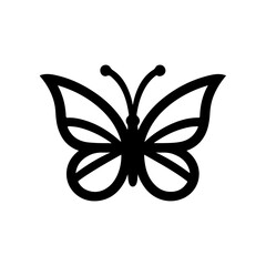 butterfly vector illustration logo design