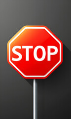 Obraz premium Urban Minimalism: Parking Sign