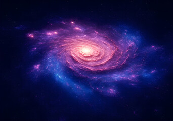 Heart of the Universe: A Galaxy in Starry Radiance