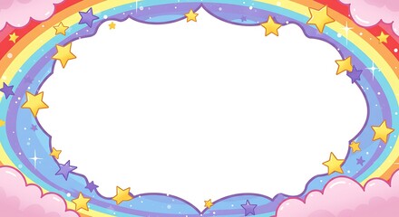 Rainbow Dreamscape Frame