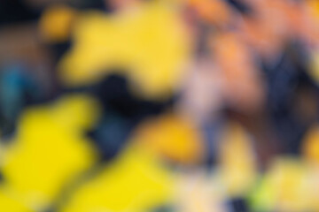 Blurred background. Defocused abstraction. Blur backdrop. Abstract unfocused background with nobody. Defocused blur colorful pattern