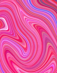 Obraz premium Melted Paint Wave Pattern with Center Glow