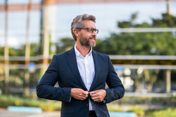 Professional business man wear suit. Business boss portrait of man. Successful business. Success...
