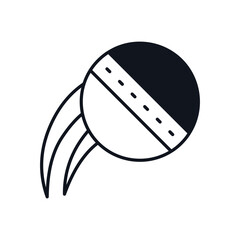 Cricket Ball Vector icon
