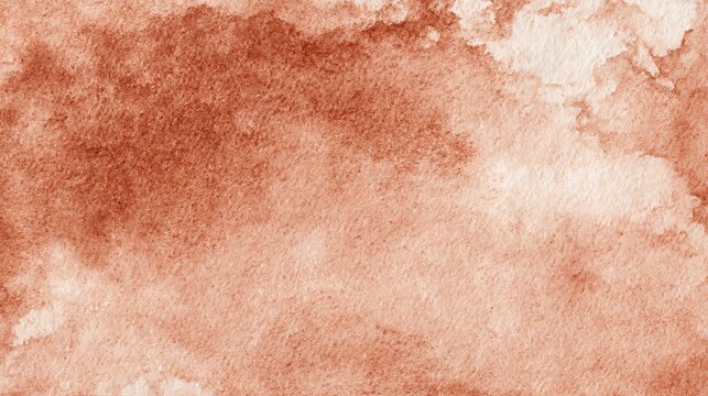 Soft terracotta watercolor texture