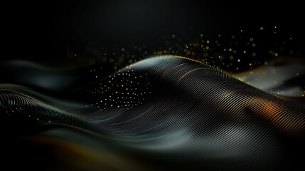 Abstract digital wave design