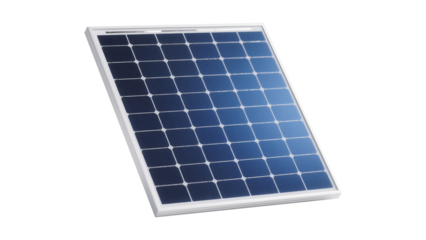 Solar Panel, Renewable Energy, Photovoltaic Technology Isolated On White Transparent Background PNG Object Cut Out Social Media Modern Minimal Editable Banner Label Poster 4K Download