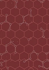 Fototapeta premium Crimson Latticework