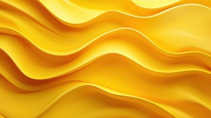 Obraz premium An abstract image of flowing yellow fabric.
