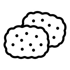 Nuggets icon. Vector line icon	