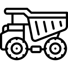 tipper truck icon