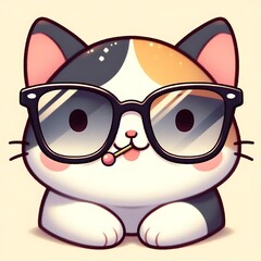 Fototapeta premium Cat with tooth pick