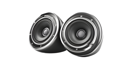 Professional Single Speaker Clipart Audio Element Modern Design