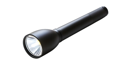 Professional Flashlight Isolated on White Background for Commercial Use