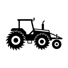 tractor isolated on white background