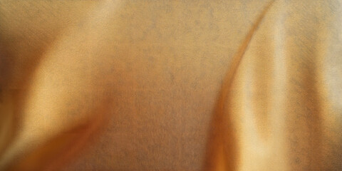 Light pale brown yellow silk satin. Gradient. Dusty gold color. Golden luxury elegant beauty premium abstract background. Shiny, shimmer. Curtain. Drapery. Fabric, cloth texture.