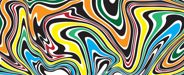 Fun colorful abstract line doodle shape set. Creative minimalist style art symbol collection for children or party celebration with modern shapes. Simple upbeat childish drawing scribble decoration.