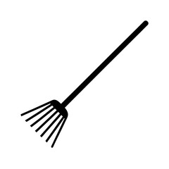 Naklejka premium shovel on a white background