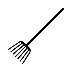 Naklejka premium shovel isolated on white background