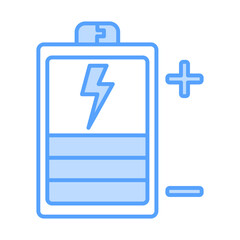 Battery icon blue