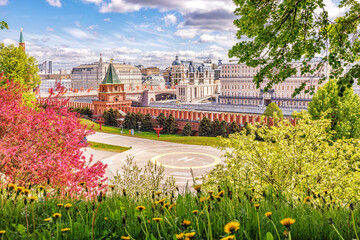 Helipad in Kremlin Moscow