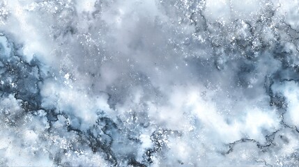 Obraz premium Gray artistic tie dye with frosty ink backdrop and bright icy glow