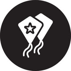 kite glyph icon