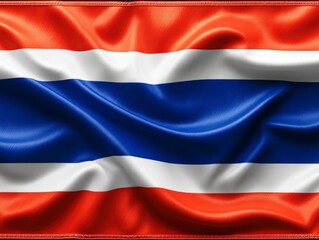 Fototapeta premium 3D Render of a National Flag on White Background