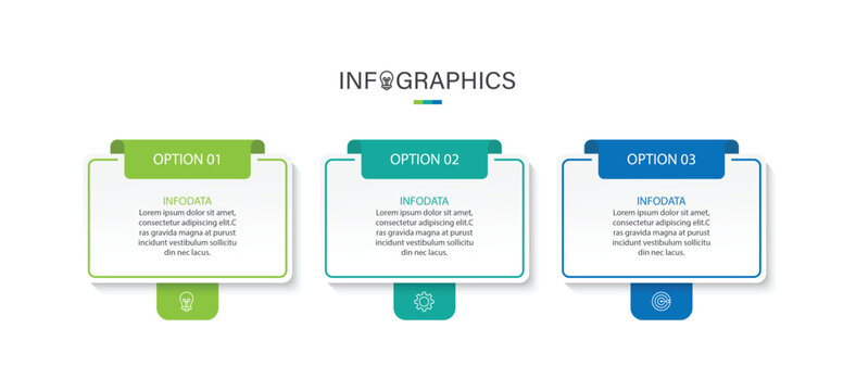 Business infographic template. 3 Step timeline journey. Process diagram, Infograph elements vector illustration.
