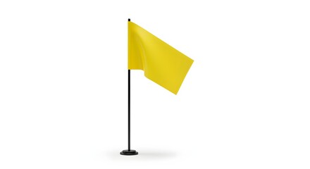 Soccer Corner Flag in Upright Position